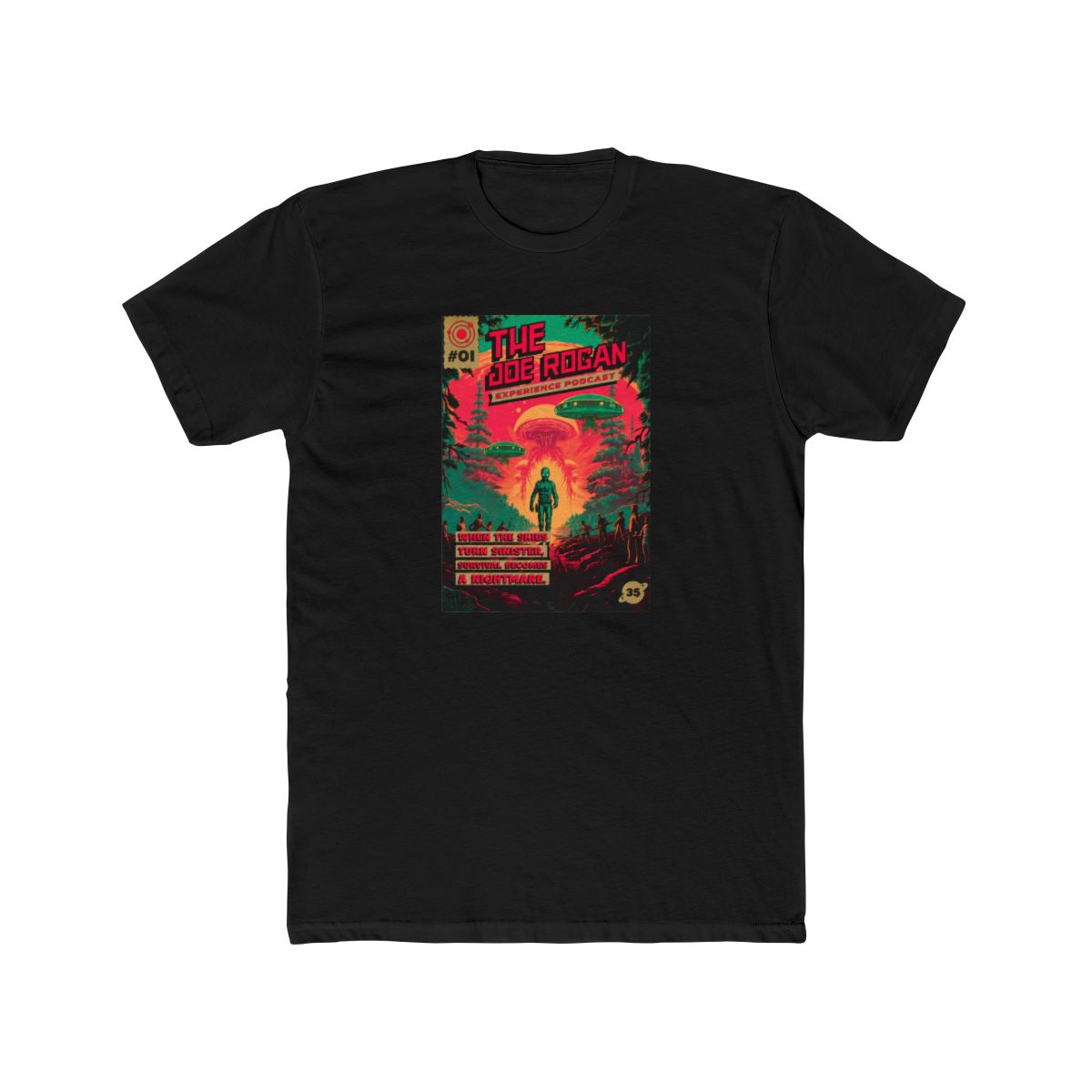 The Joe Rogan Podcast Retro Comic Book Cover Art - Nostalgic Pop Culture Tribute T Shirt